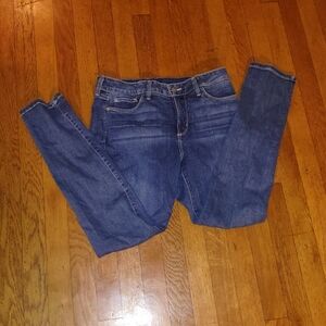 NYDJ blue skinny Alina legging fit jeans size 10p